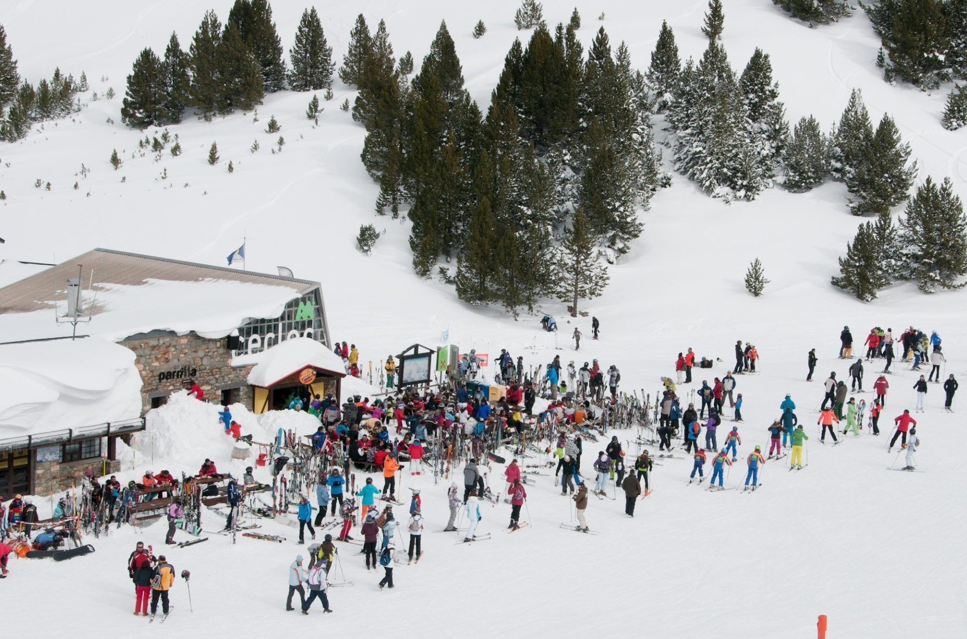 La estación de esquí de Cerler, en el Pirineo aragonés. Foto: Aramon