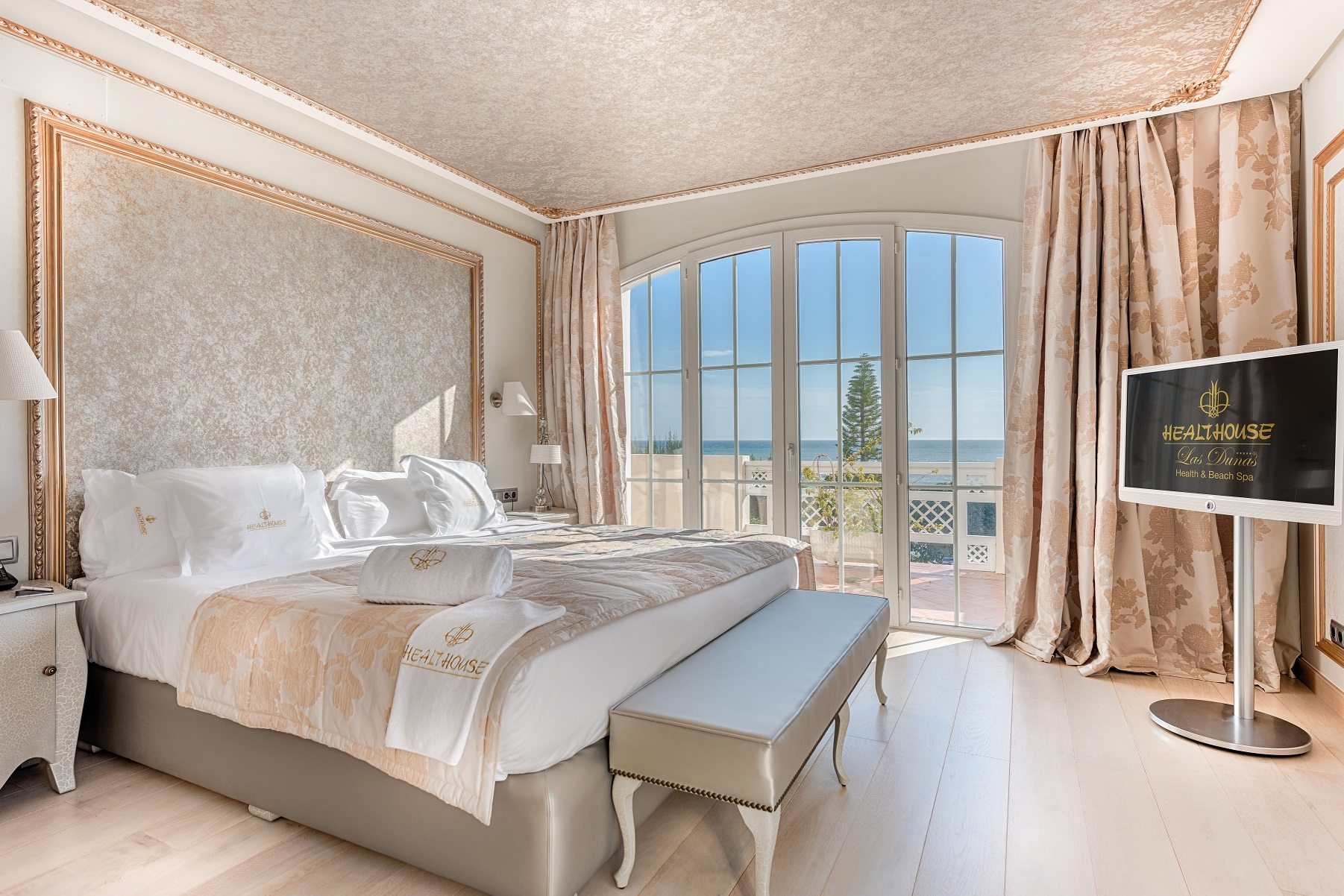 El Hotel Healthouse Las Dunas de Estepona ha sido el primero de España en introducir en sus habitaciones colchones inteligentes. Foto: Hotel Healthouse Las Dunas de Estepona