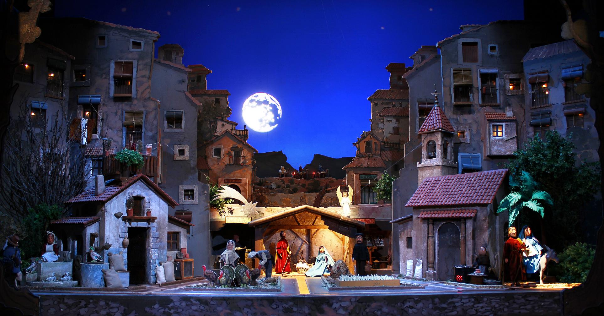 Escena general navideña. Foto: cedida por el Ayuntamiento de Alcoy.