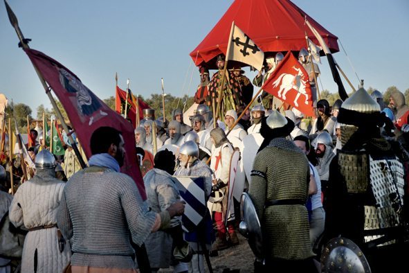 Recreación de la batalla de las Navas de Tolosa. Foto: EFE J.M. Pedrosa