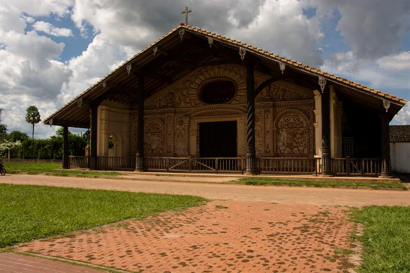 Iglesia de San Javier, una de las misiones jesuíticas de la Chiquitania boliviana. Foto: EFE/Irene Escudero