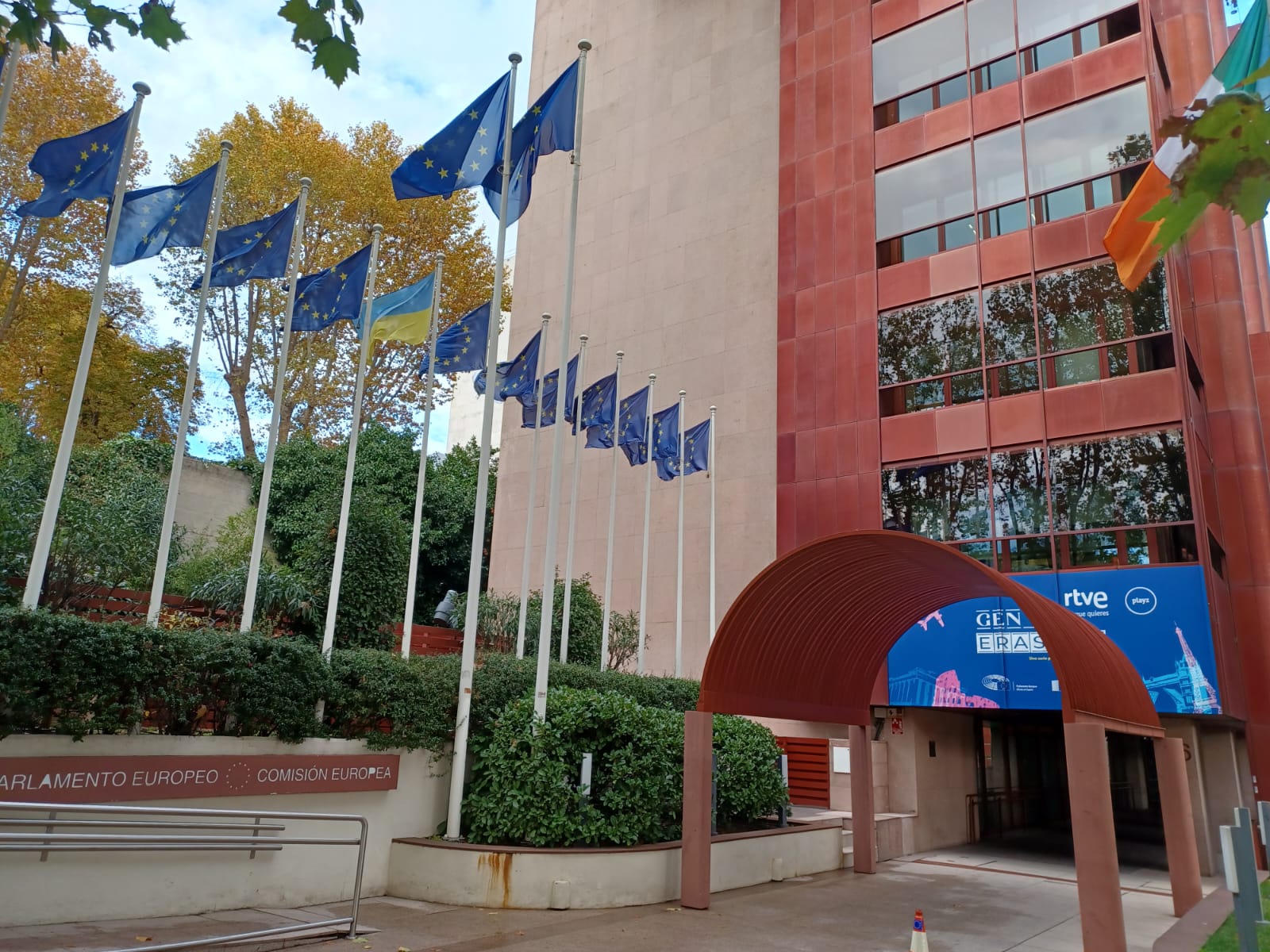 Edificio donde se encuentra la Representación de la Comisión Europea en España y donde han tenido lugar las jornadas. Efeagro/M. Salas