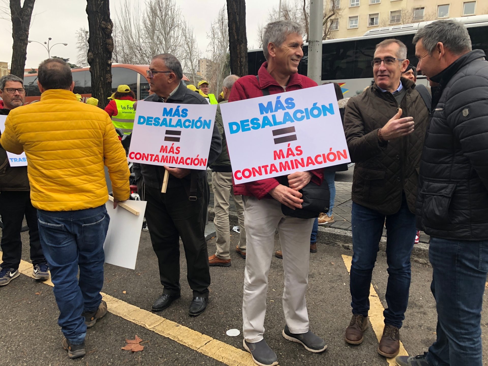 Manifestación en defensa del trasvase Tajo-Segura en Madrid. Efeagro/Angélica Quintana