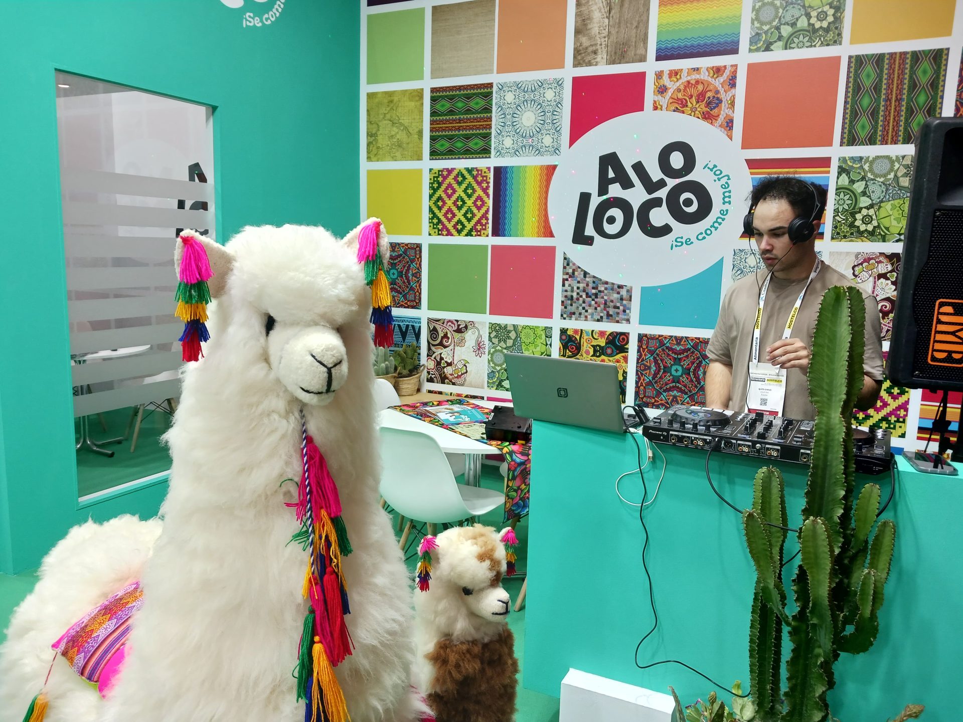 Un estand con música en Alimentaria & Hostelco 2024. Efeagro/Belén Delgado