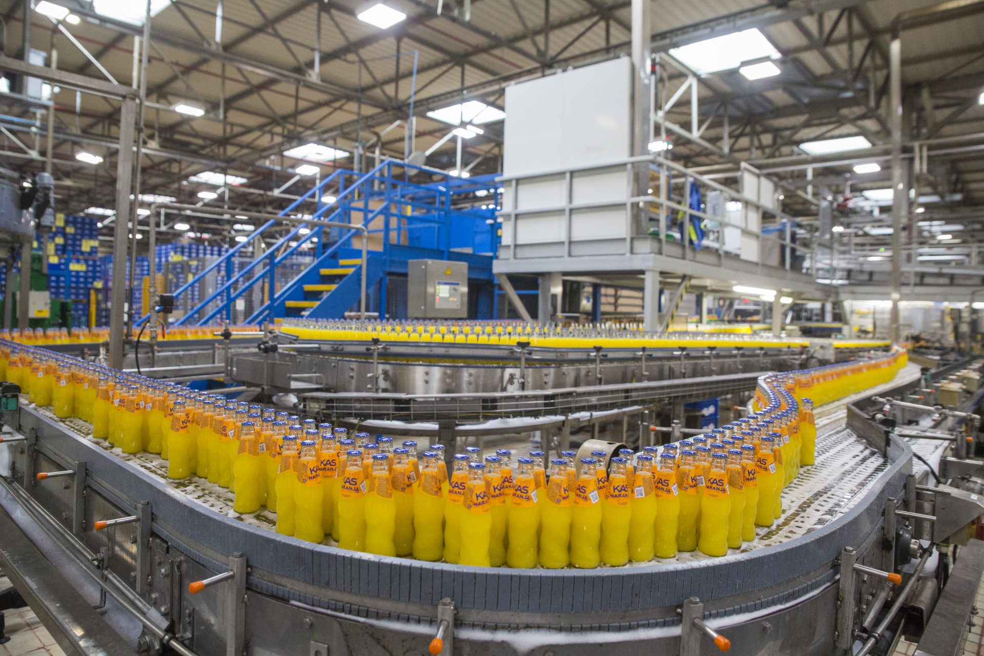 Producción de KAS en la planta de bebidas de PepsiCo. Efeagro/ Cedida por la empresa.