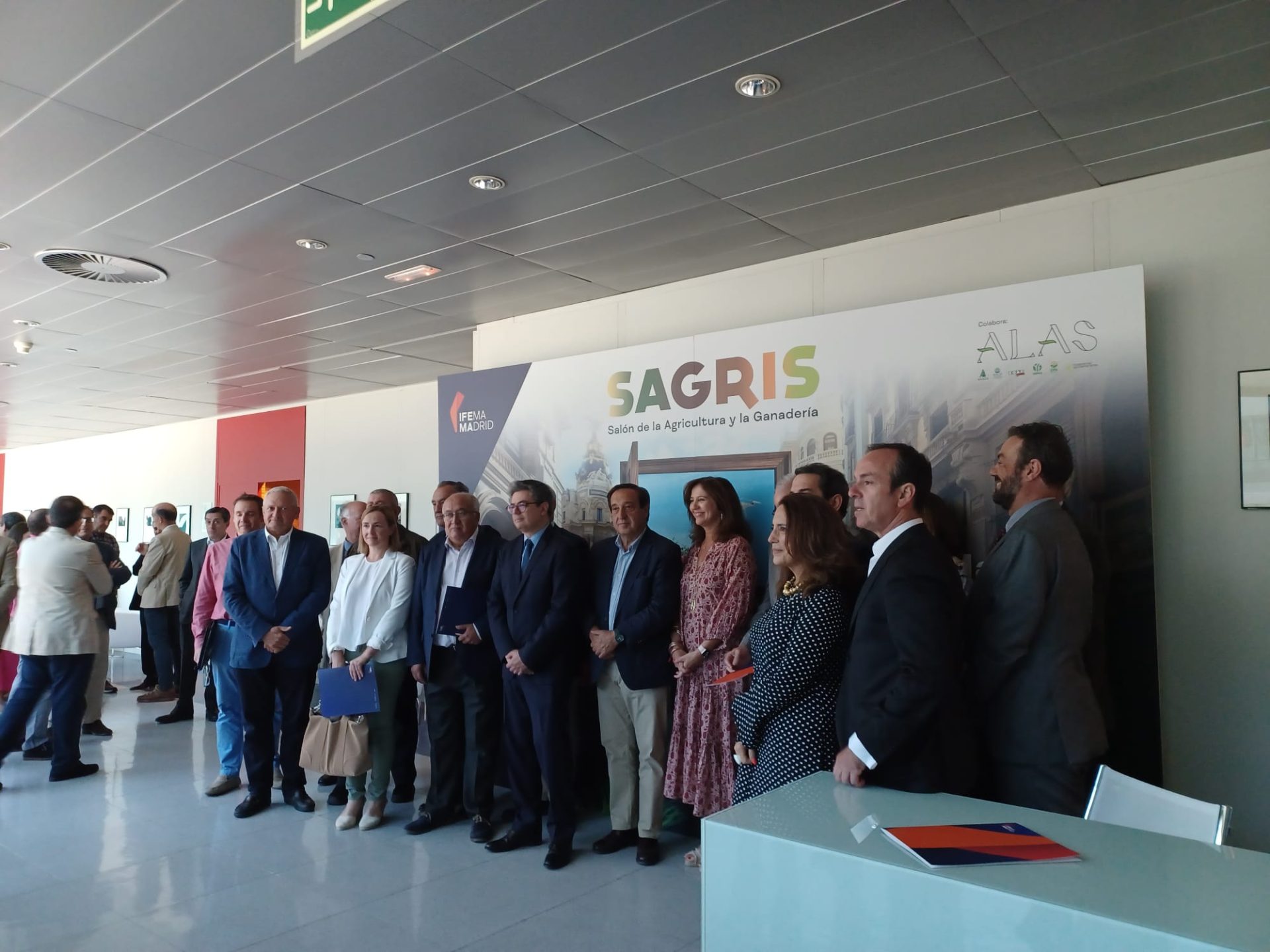Comité organizador del Salón de la Agricultura y la Ganadería Sagris. Efeagro/M.Salas