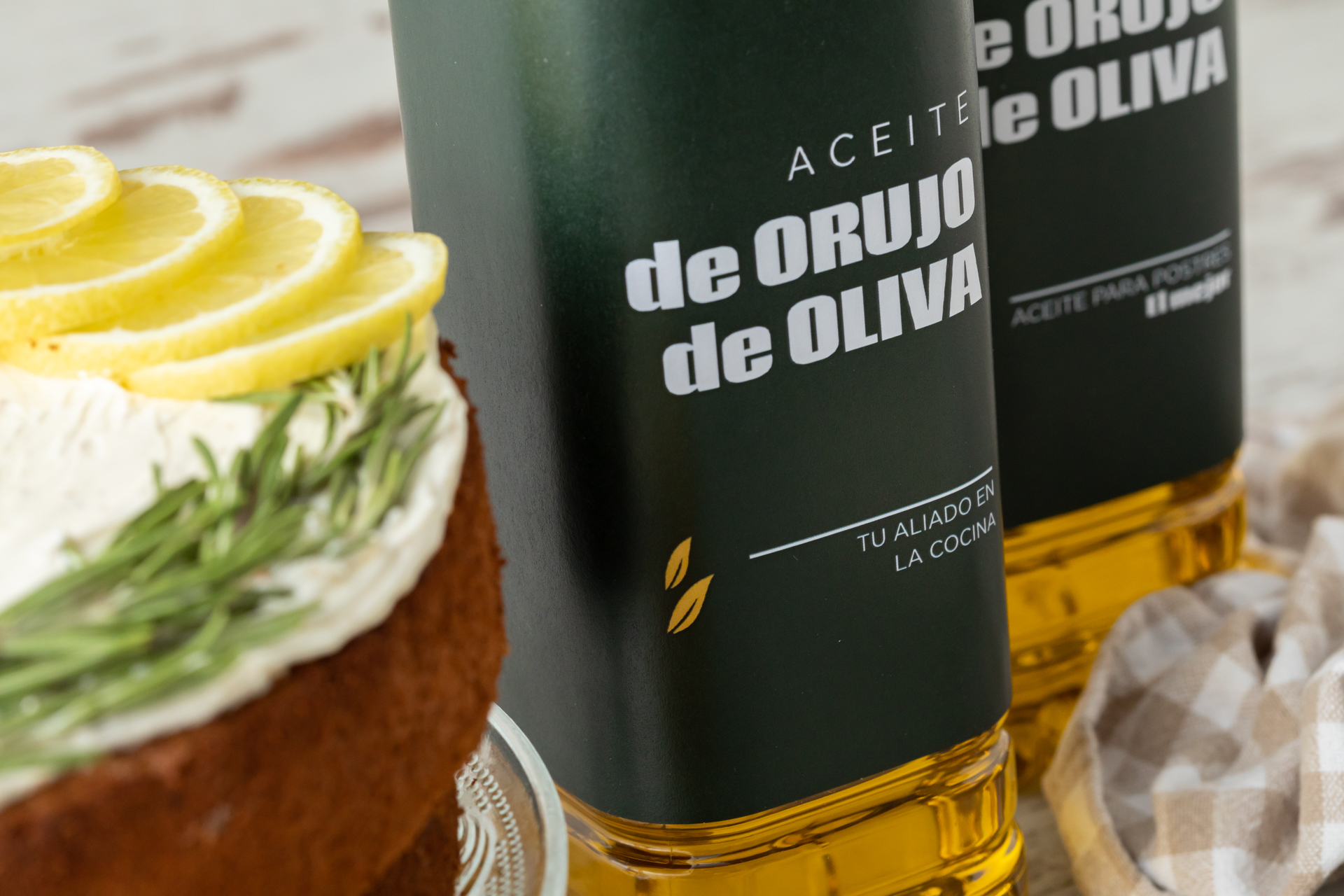 Uso de aceite de orujo en repostería. Efeagro/Oriva