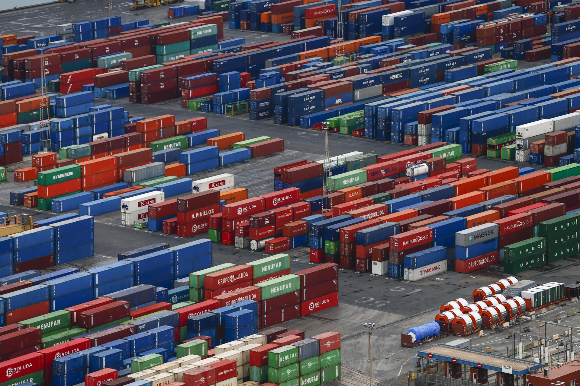 Zona de estibadores de un puerto. Efeagro/Quique García