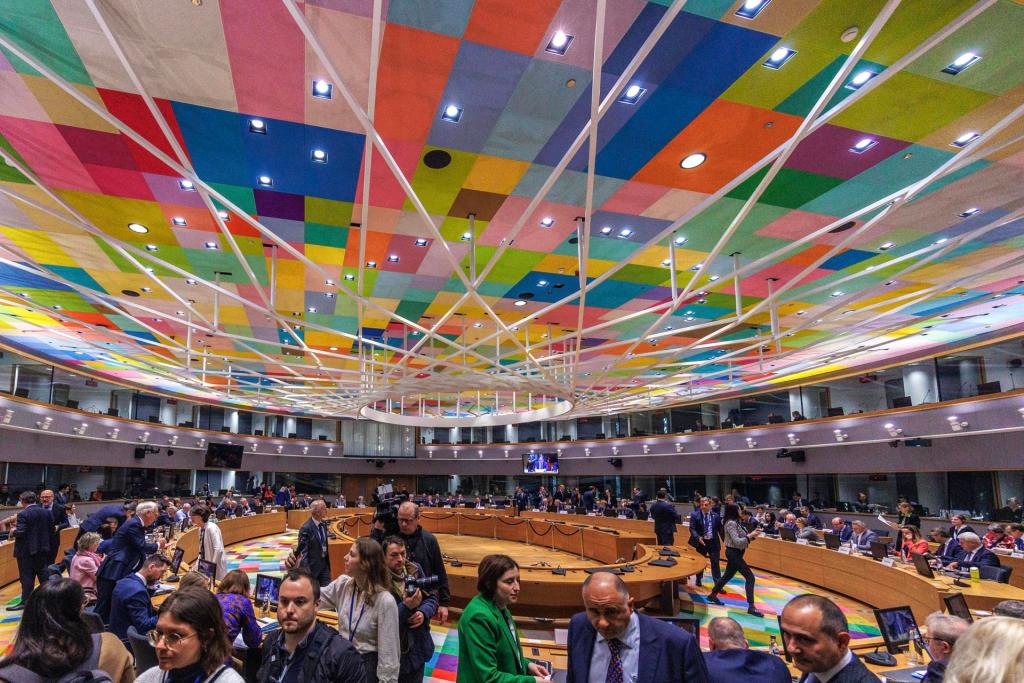 Una reunión pasada del Consejo de ministros de Agricultura de la UE. EFE/EPA/Olivier Matthys