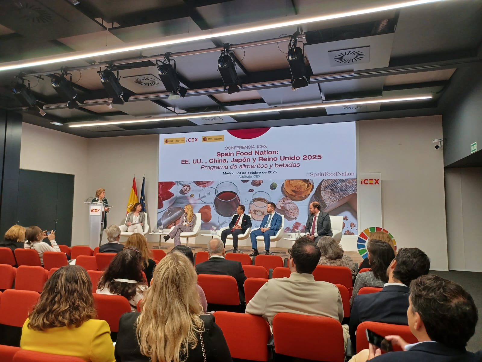 Conferencia de "Spain Food Nation" de ICEX. EFE/Belén Delgado