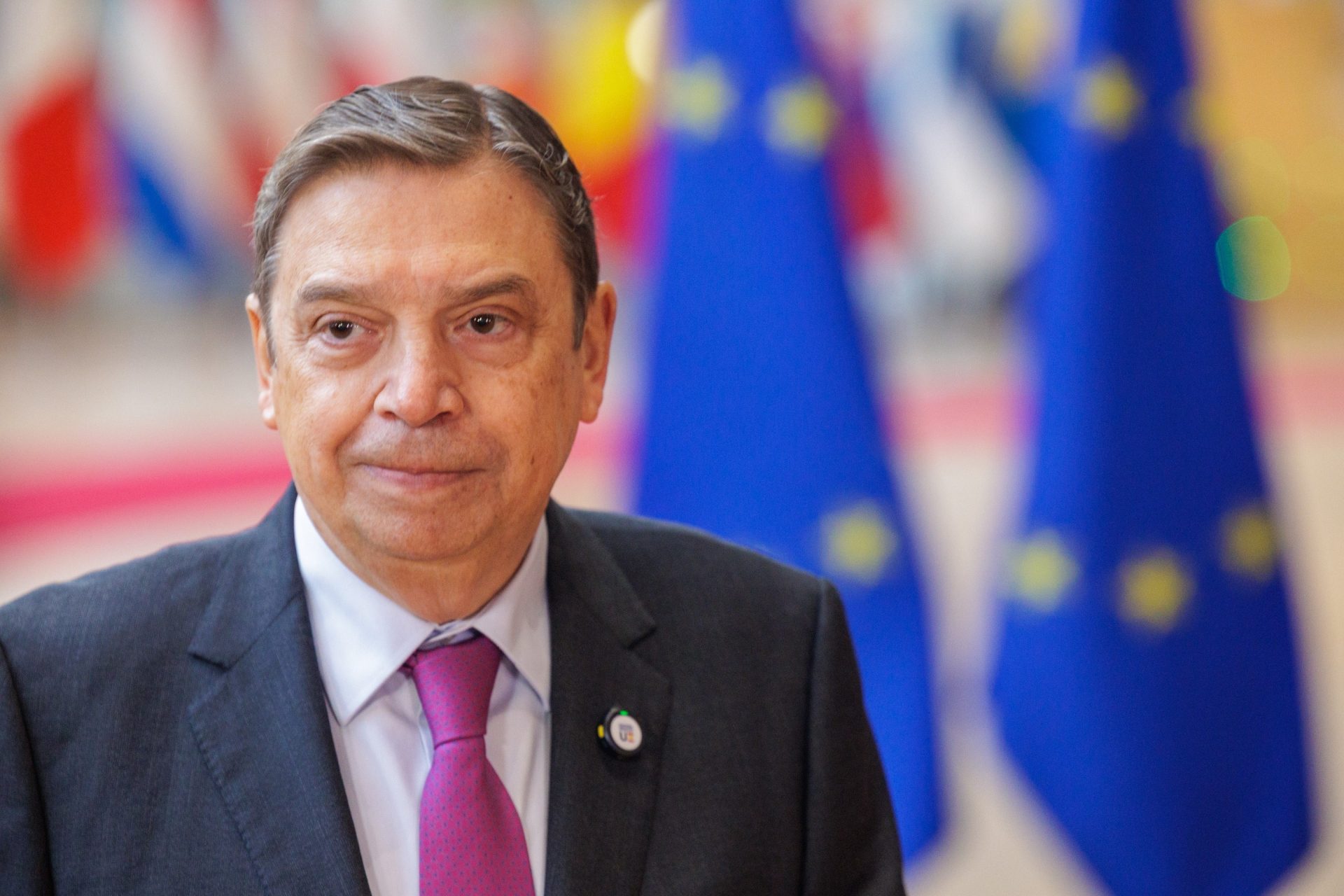 El ministro de Agricultura, Pesca y Alimentación, Luis Planas. EFE/EPA/Olivier Matthys