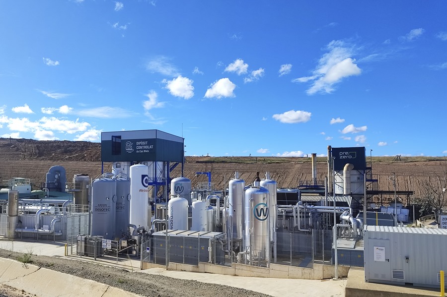Una planta de biometano en Els Hostalets de Pierola (Barcelona). EFE/Iñaki Martínez
