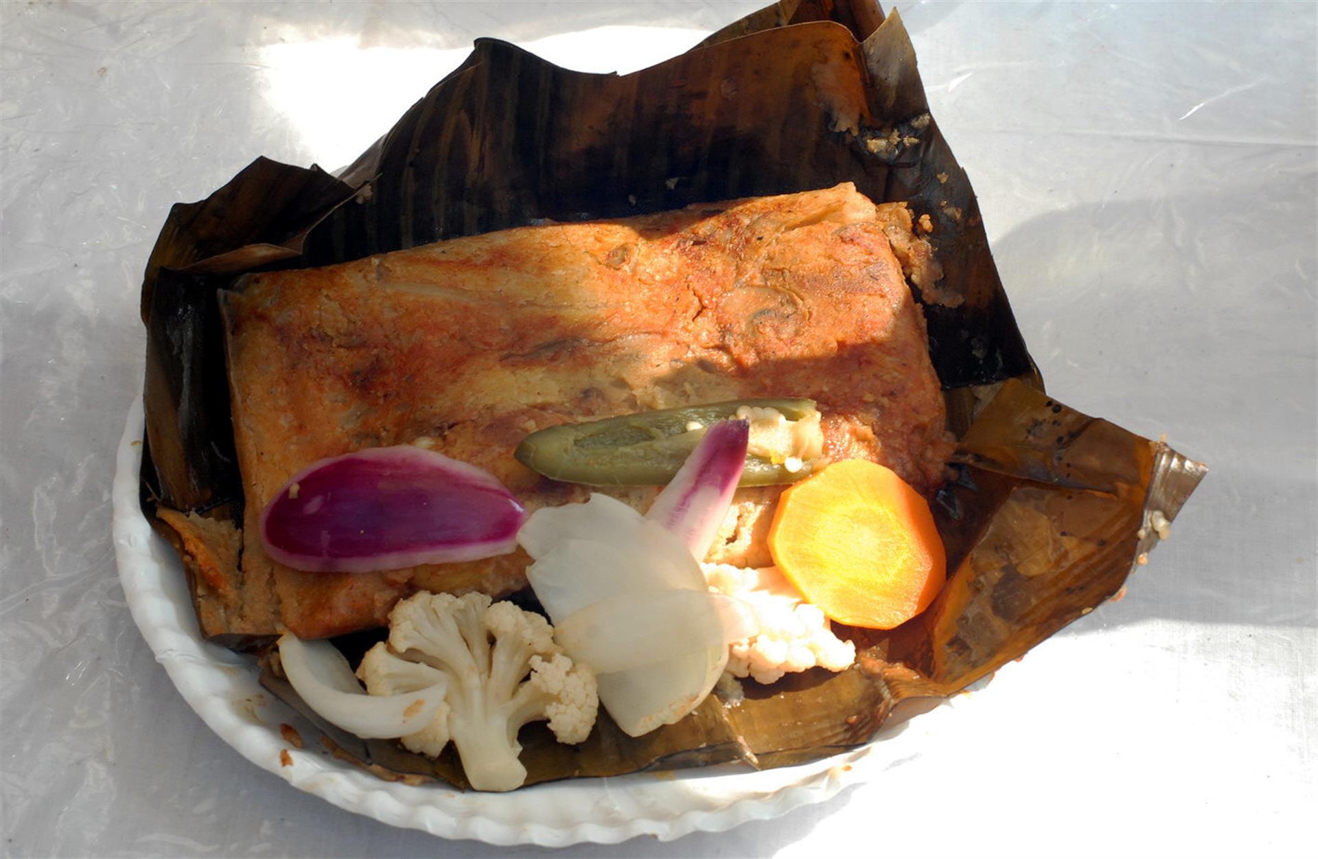 Un tamal en México. EFE/STR