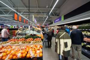Interior de un supermercado Aldi en España. Foto cedida por la empresa