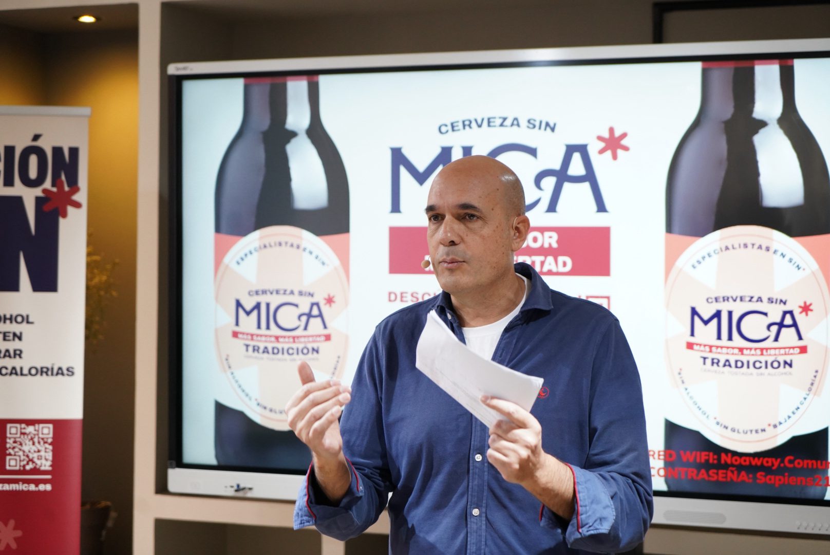 El fundador de Cerveza Mica, Juan Cereijo. EFE/Pascual