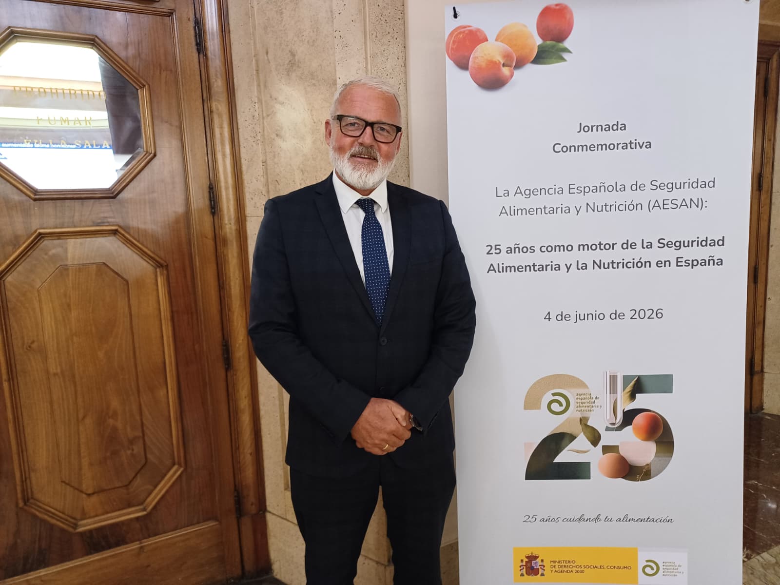 Director ejecutivo de la Autoridad Europea de Seguridad Alimentaria (EFSA), Nikolaus Kriz. EFE/Belén Delgado